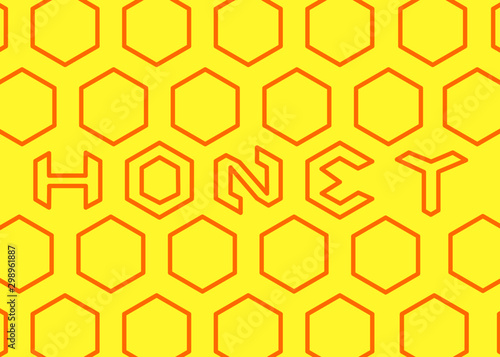 honey word vector illustration isolated