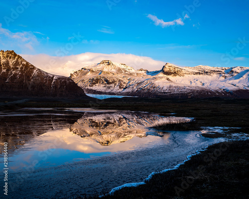 Hvannadalshnúkur, highest mountain in Iceland