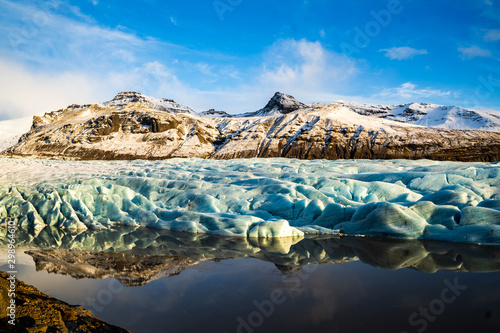 Mountains and Glaciers in Iceland
