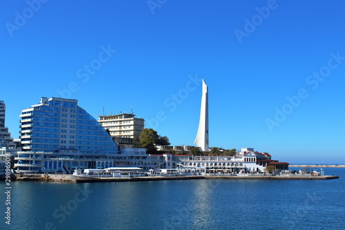 Sevastopol Crimea October 2019 view of the building of the artillery bay
