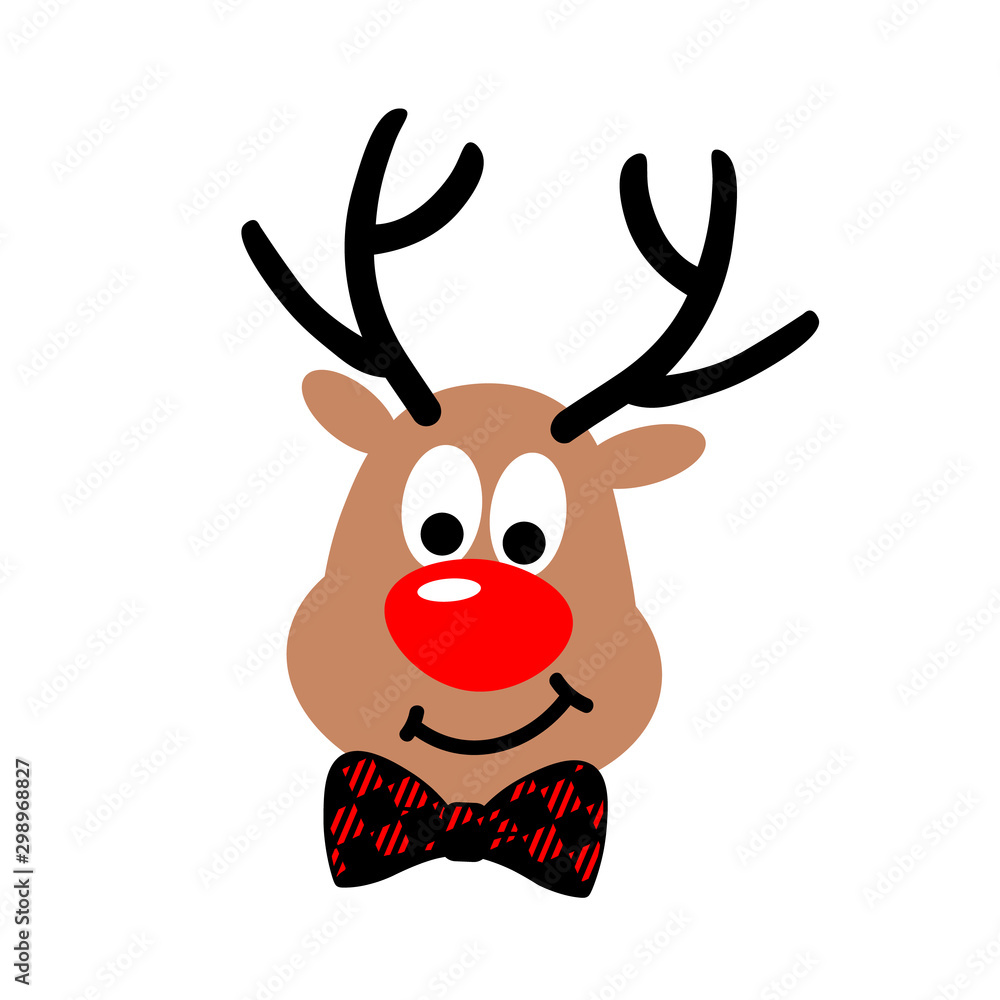 Christmas Deer in a hat vector file. Holiday decor. Happy new year sign. Isolated on transparent background. Christmas Deer in a hat vector file. Holiday decor. Happy new year sign. Isolated on transparent background.