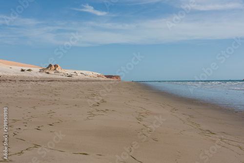 Simplicity and beauty on nature at Praia da Redonda, in Icapui, Ceara, Brazil