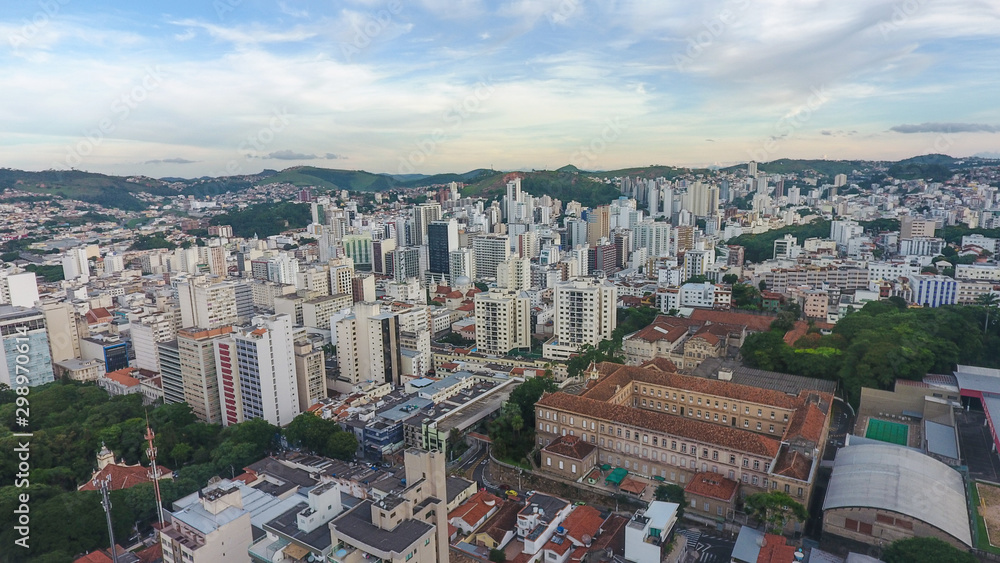 Fototapeta premium Panoramic view Juiz de Fora, Brazil