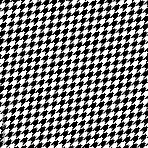 Seamless vector hounds tooth pattern in black and white.