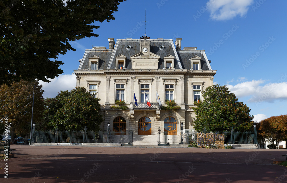 The city hall of Nogent sur Marne, Paris region, France