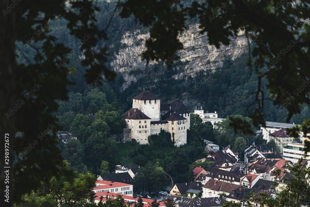 Schattenburg in der Stadt Feldkirch Schattenburg in der Stadt Feldkirch