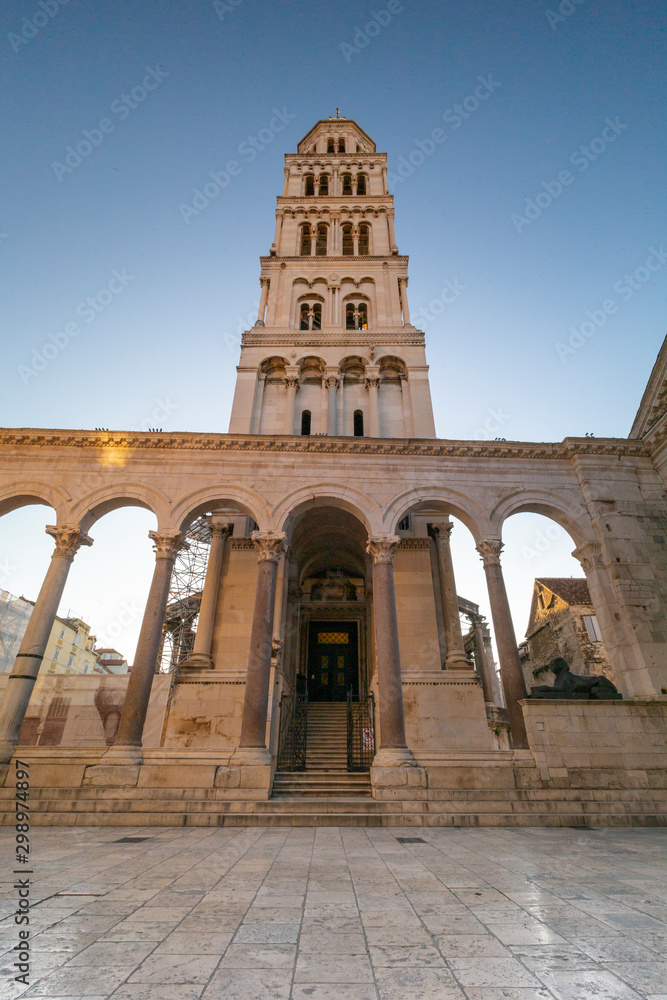 Fototapeta premium Croatian Split in a tourist season.