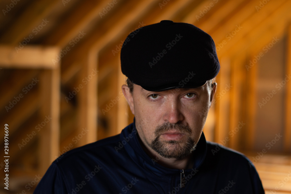 Man in a black hat .. Man in a black hat ..