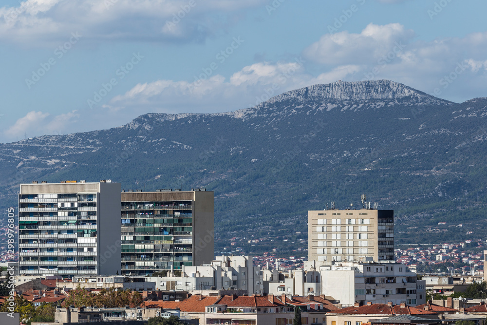 Obraz premium Croatian Split in a tourist season.