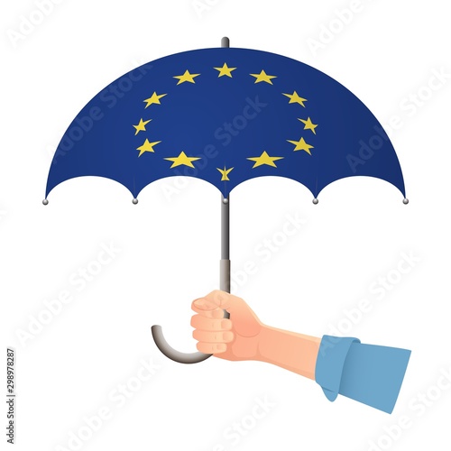 Europe EU flag umbrella