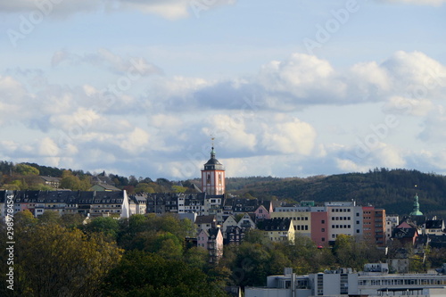 Siegen Stadtansicht Kirche Dicker Turm