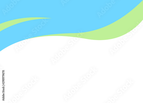 Wavy colored abstract vector background with plot for copy space. Template fo...
