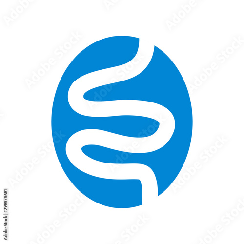 Flat icon in the form of in...