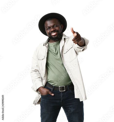 Portrait of happy African-A...