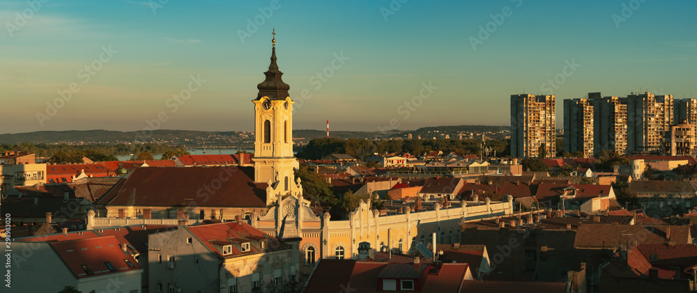 Zemun and Belgrade panorama