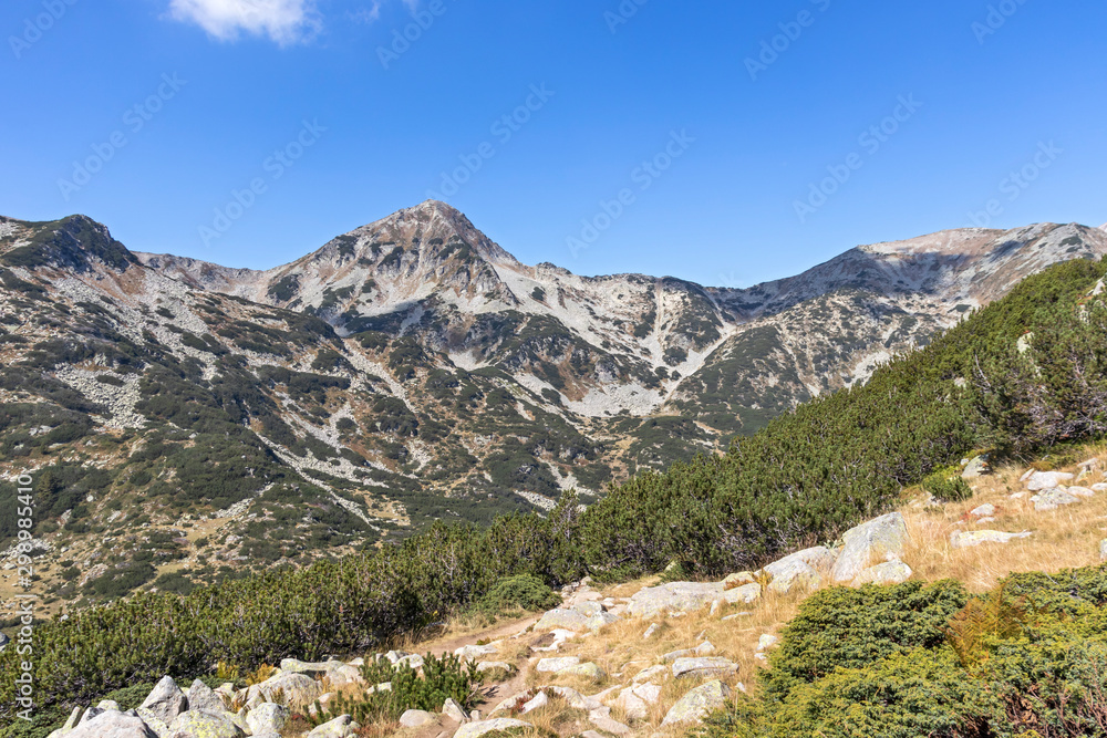 landscape with muratov peak, Pirin Mountain, Bulgaria landscape with muratov peak, Pirin Mountain, Bulgaria