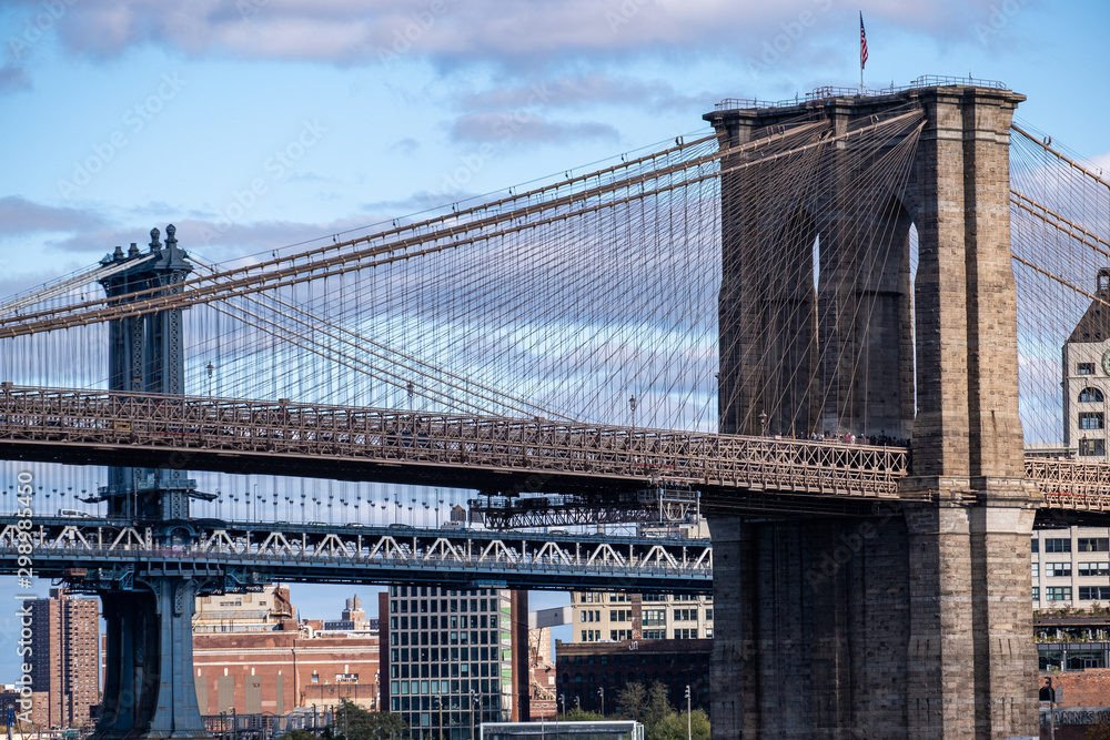 Fototapeta premium Pier 15 at the South Street Seaport at daytime in Autumn