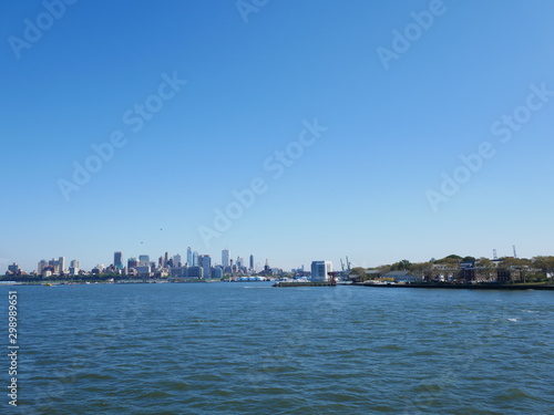 View of New York City from Staten Island Ferry © Izzy
