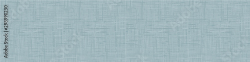 Knit Grey Marl Texture Border on Variegated Heather Background. Denim Blue Blended Line Seamless Pattern. For Woolen Fabric Ribbon, Nordic Textile Banner, Triblend Melange Edging. Vector Eps 10 