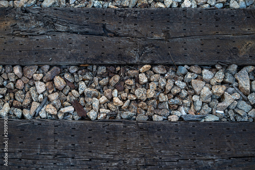 rocks and wood railway bsckground 