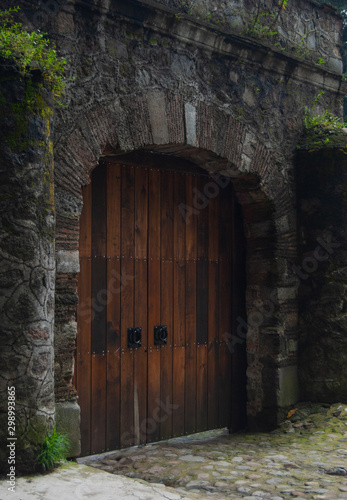 Wallpaper Mural old wooden door Torontodigital.ca