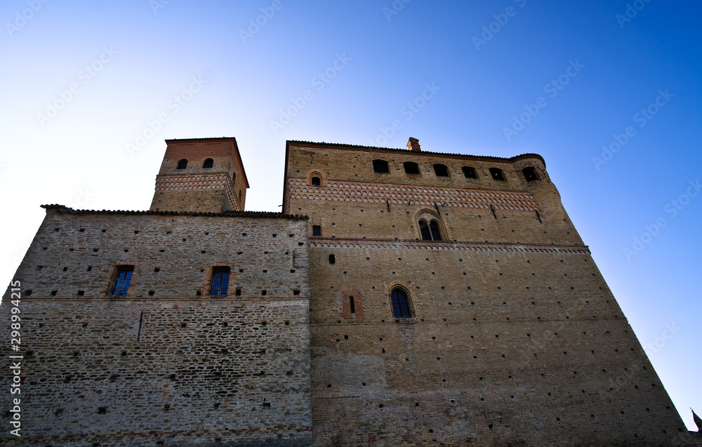 medieval castle of Serralunga d'alba