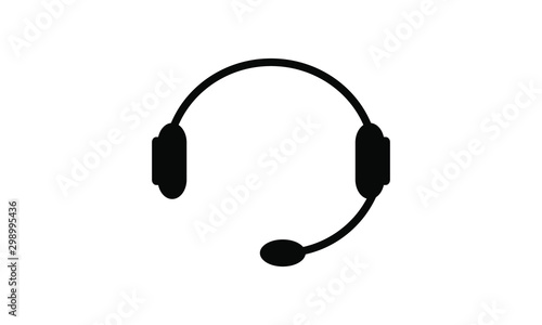 headset icon vector