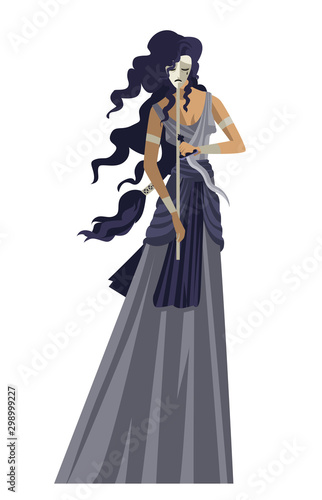 melpomene greek mythology muse of tragedy and drama