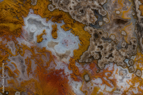 Agate and jasper macro photo.