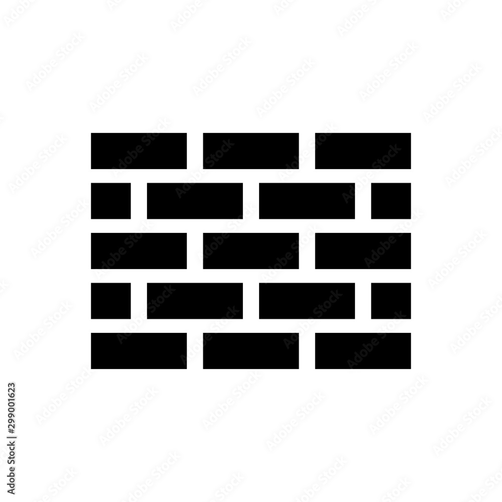 Brick wall icon Brick wall icon