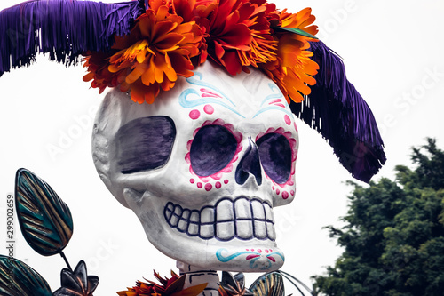 Day of the dead parade, Mexico City, 2019