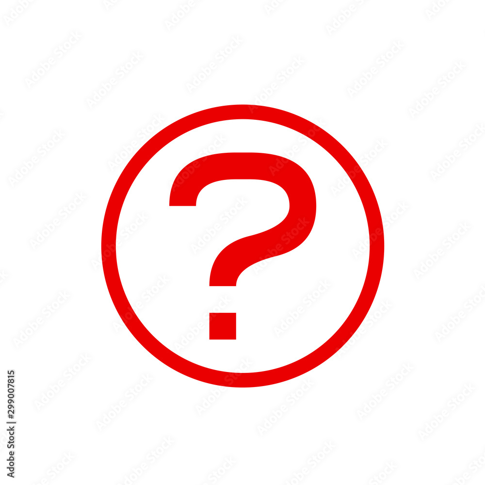 Question mark icon vector isolated symbol illustration EPS 10 Question mark icon vector isolated symbol illustration EPS 10