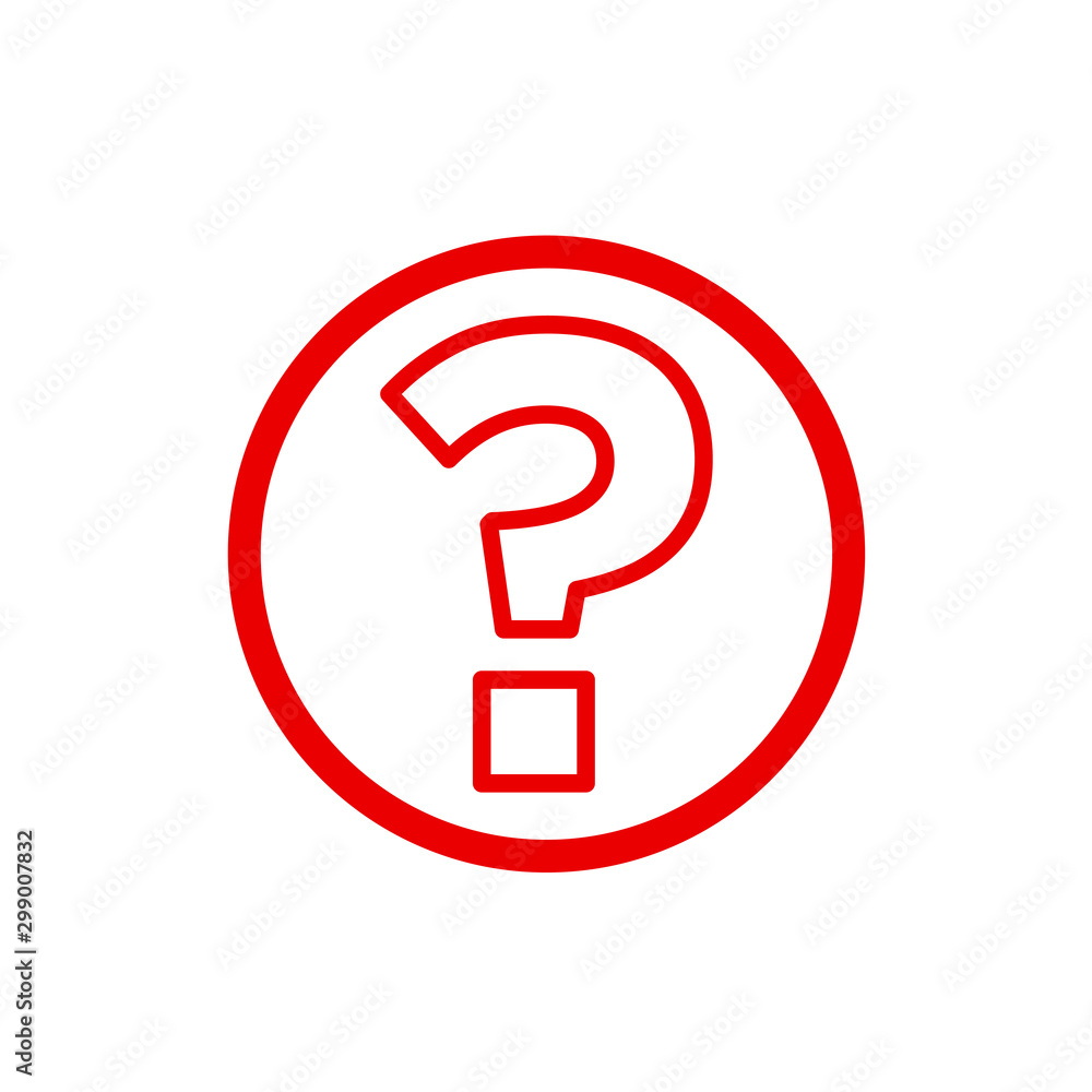 Question mark icon vector isolated symbol illustration EPS 10 Question mark icon vector isolated symbol illustration EPS 10