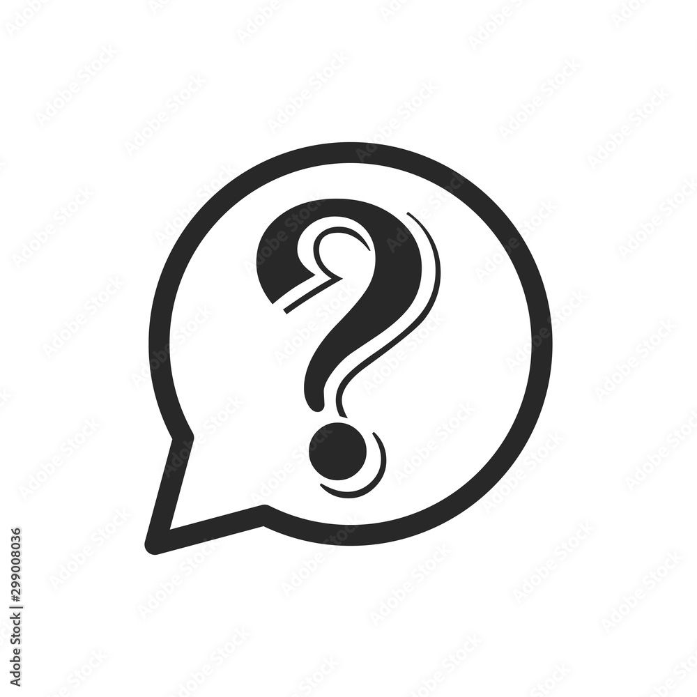 Question mark icon vector isolated symbol illustration EPS 10 Question mark icon vector isolated symbol illustration EPS 10