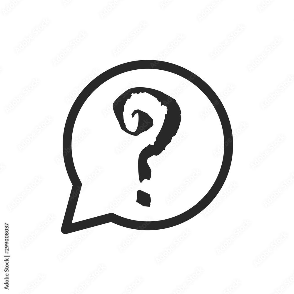 Question mark icon vector isolated symbol illustration EPS 10 Question mark icon vector isolated symbol illustration EPS 10
