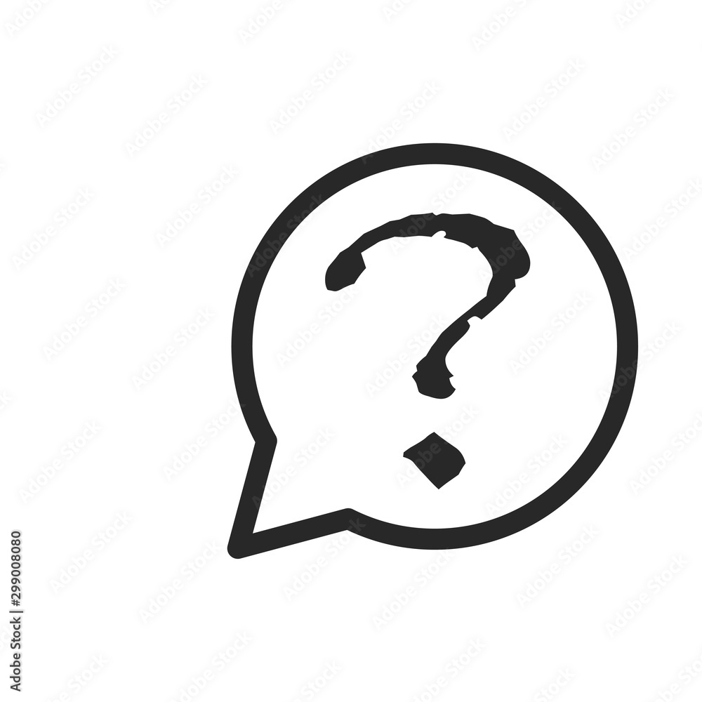Question mark icon vector isolated symbol illustration EPS 10 Question mark icon vector isolated symbol illustration EPS 10