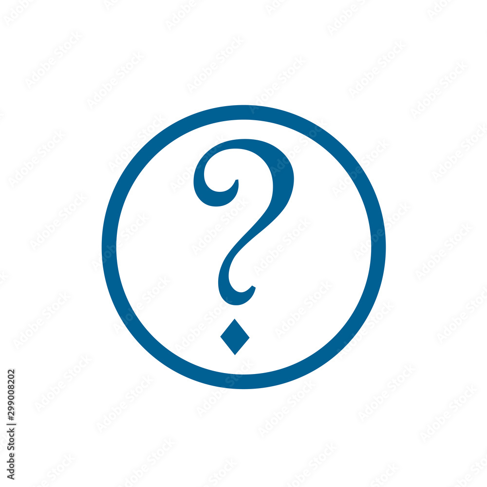 Question mark icon vector isolated symbol illustration EPS 10 Question mark icon vector isolated symbol illustration EPS 10