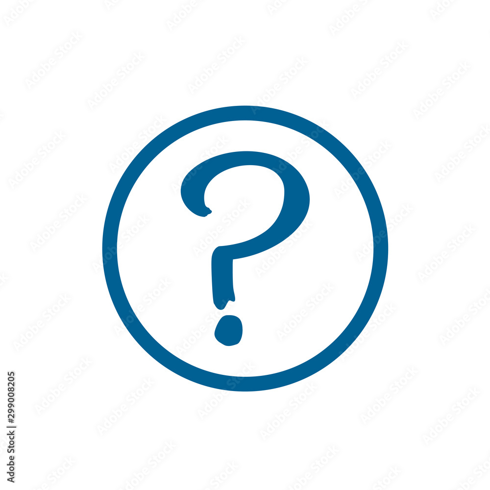 Question mark icon vector isolated symbol illustration EPS 10 Question mark icon vector isolated symbol illustration EPS 10