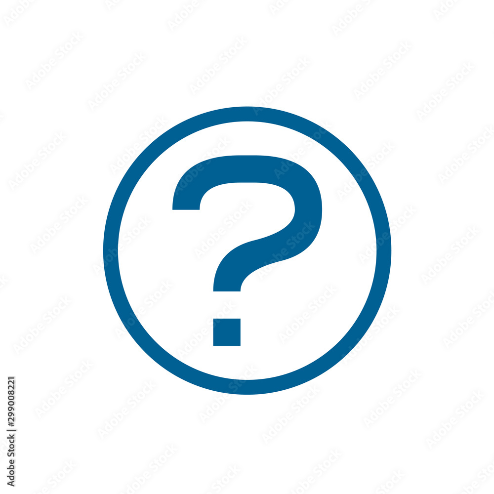 Question mark icon vector isolated symbol illustration EPS 10 Question mark icon vector isolated symbol illustration EPS 10