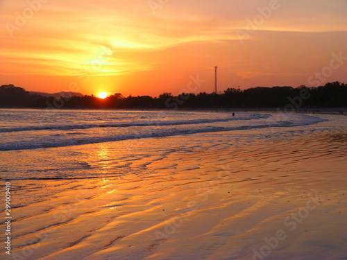 sunset costa rica playa samara