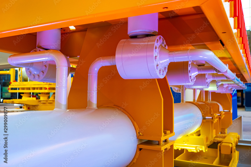 Gas industry. Chemical production. A piece of equipment of a gas