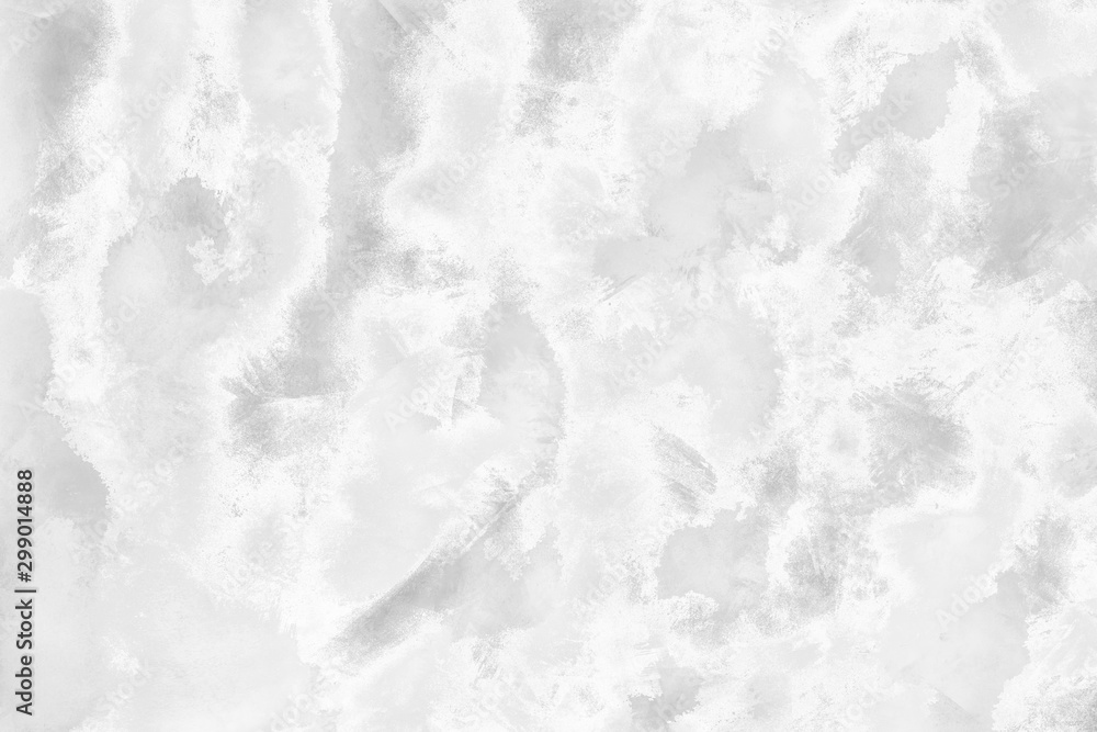 Obraz premium Concrete wall white color for background. Old grunge textures with scratches and cracks. White painted cement wall texture.