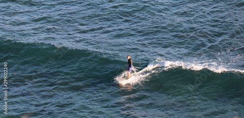 Surfing on Waikiki Beach Hawaii