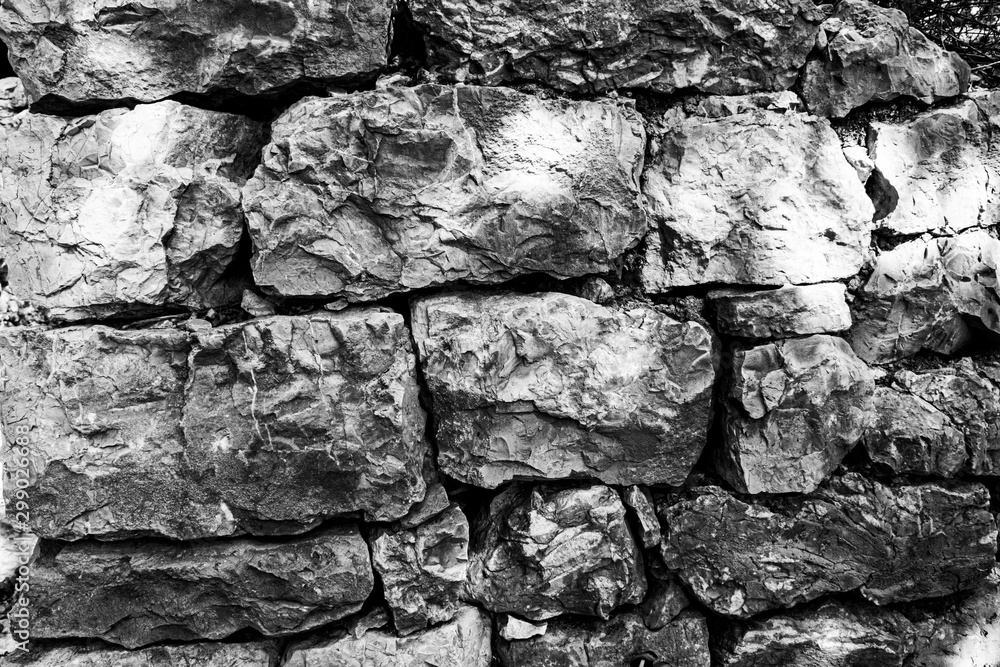 Fototapeta premium Wall and stones