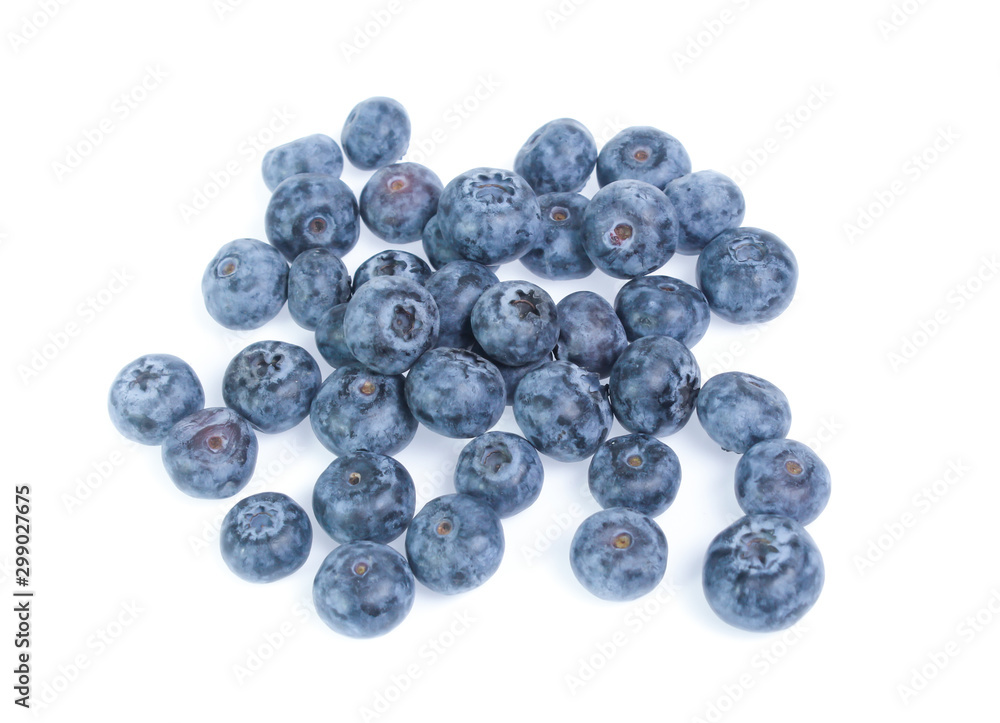 blueberries isolated on white background blueberries isolated on white background