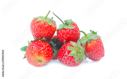 strawberry isolated on white