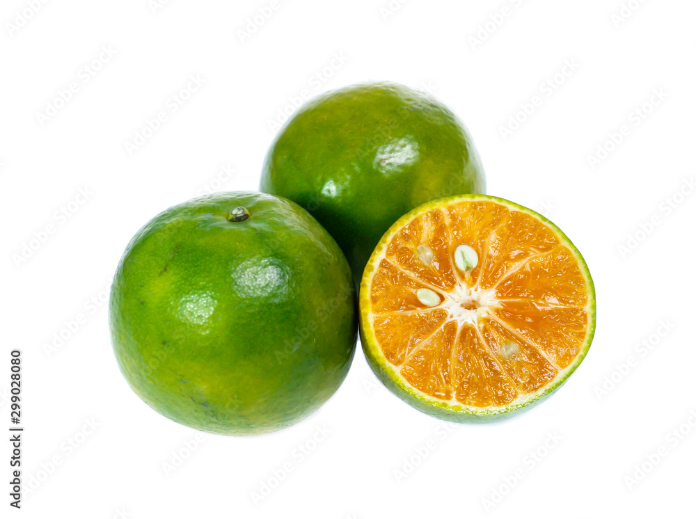 Orange fruit isolated on white background Orange fruit isolated on white background