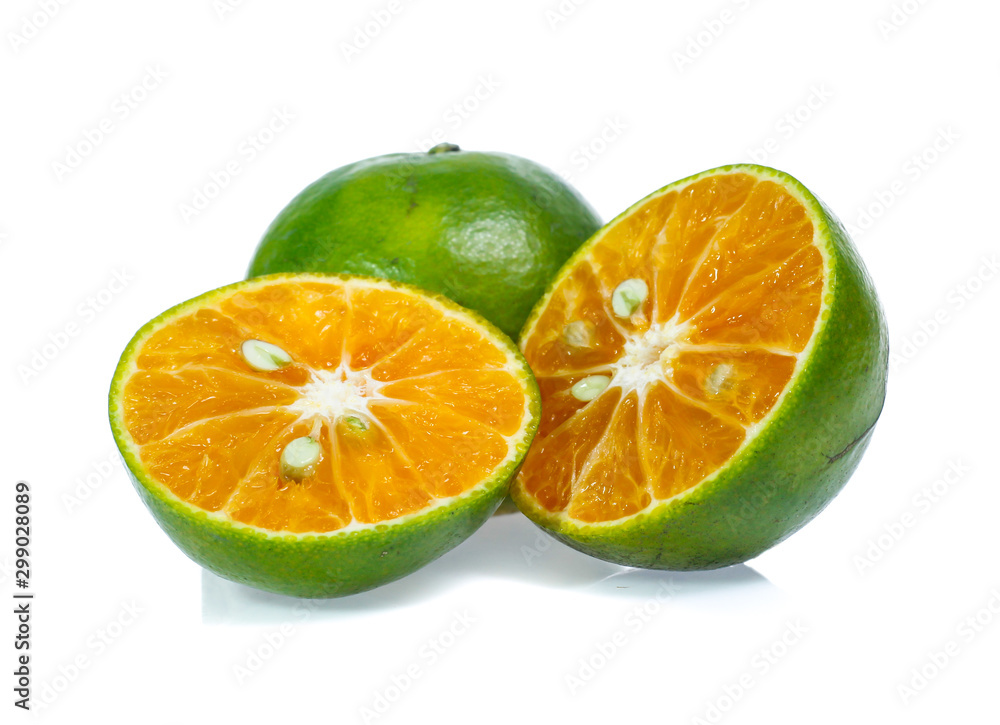 Orange fruit isolated on white background Orange fruit isolated on white background
