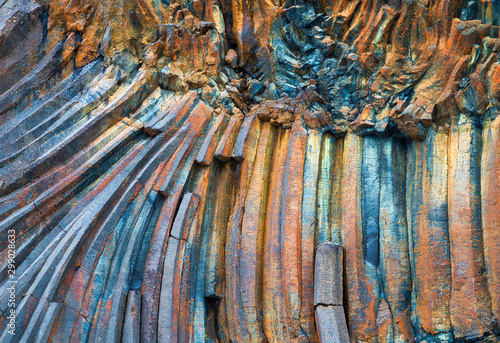 Aldeyjarfoss Basalt Colums Pattern Iceland