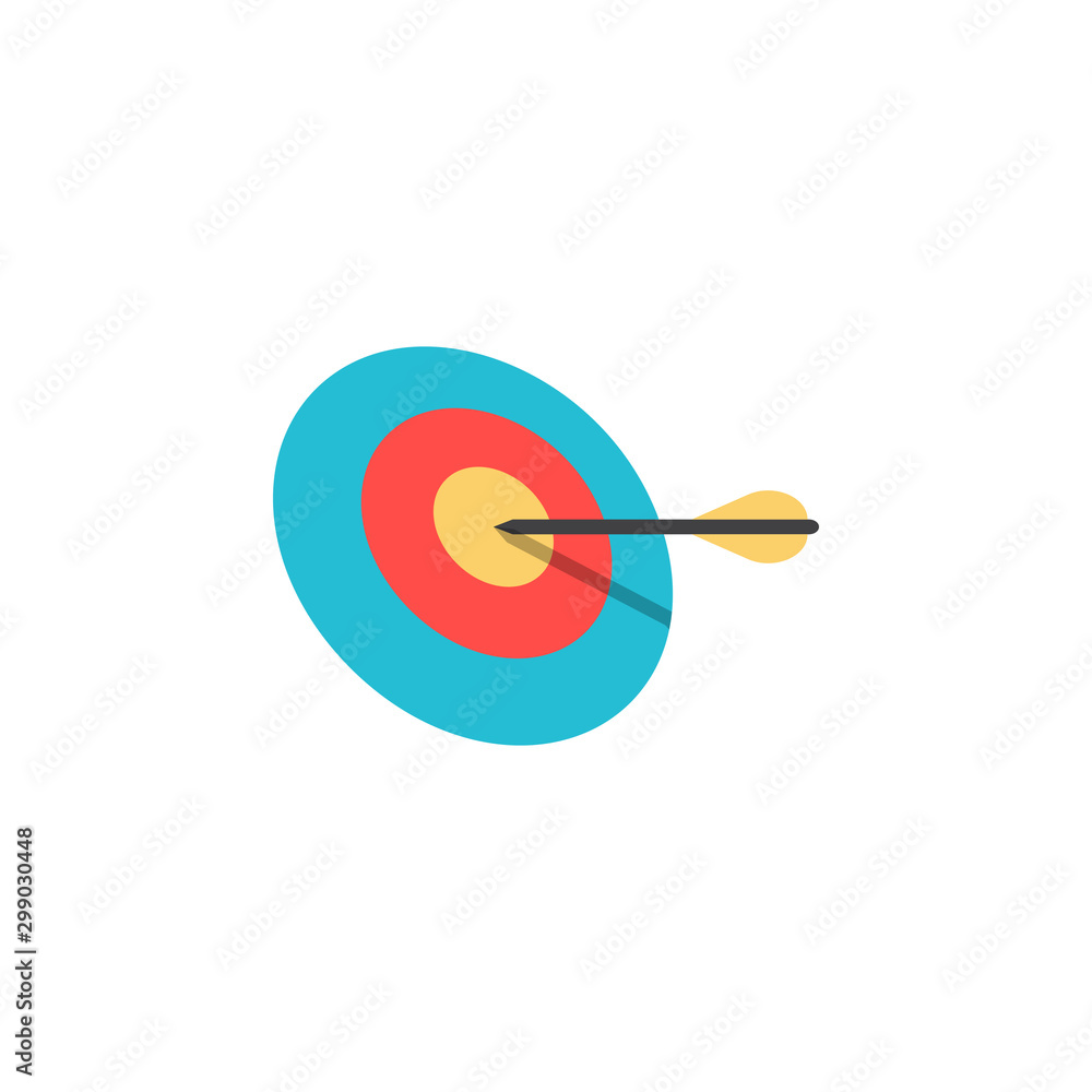 Target graphic design template vector isolated Target graphic design template vector isolated